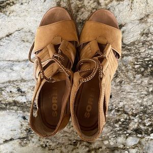 Sorel gladiator sandals.